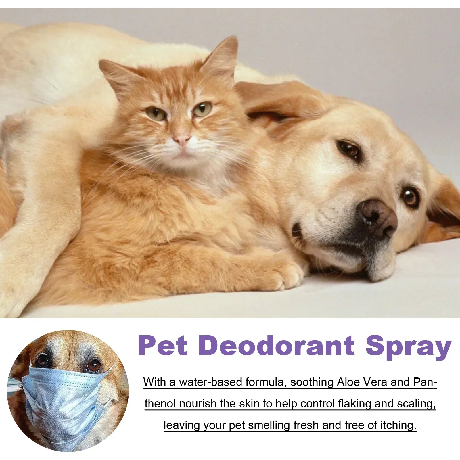 Pet Deodorization Spray 50ml D - огляд і ціна Perfume Lavender Fragrance
