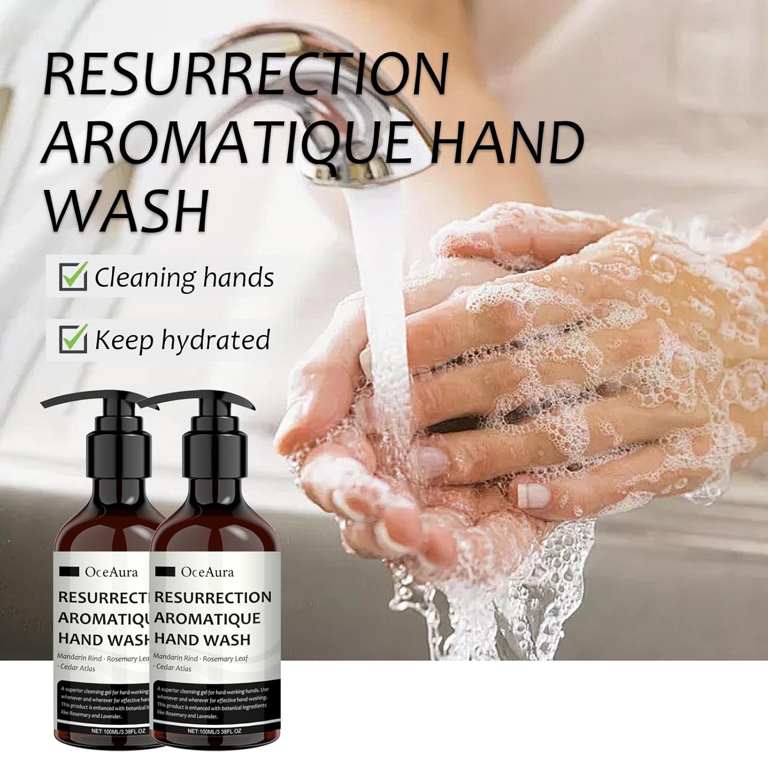 100ML Aromatic Hand Sanitizer  - огляд і ціна Perfume Fragrance Soap