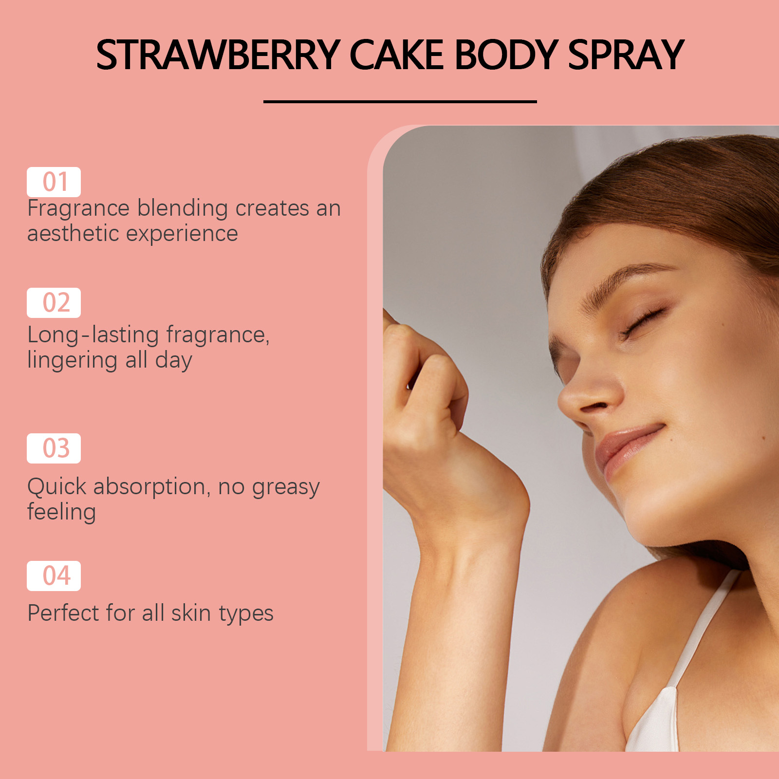 Roxelis Strawberry Cake Body M - огляд і ціна Perfume Fragrance Mist