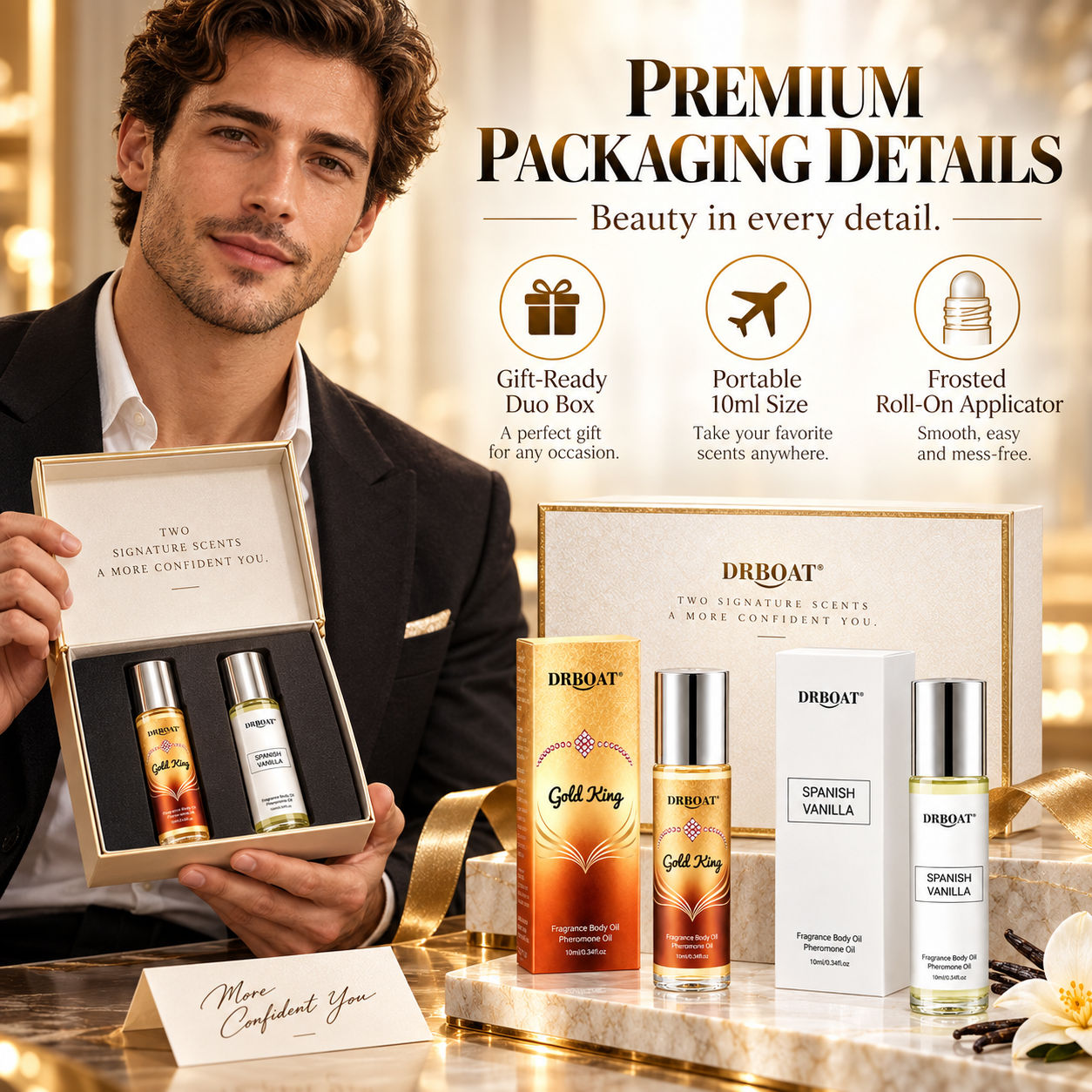 Men Duo Roll-on Perfume Oil Ki - огляд і ціна Perfume Fragrance Kit