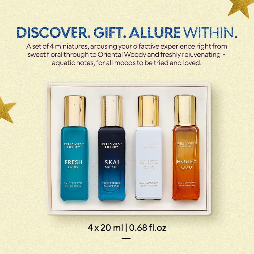 Bellavita Unisex Perfume Gift  - огляд і ціна Perfume Fragrance Kit