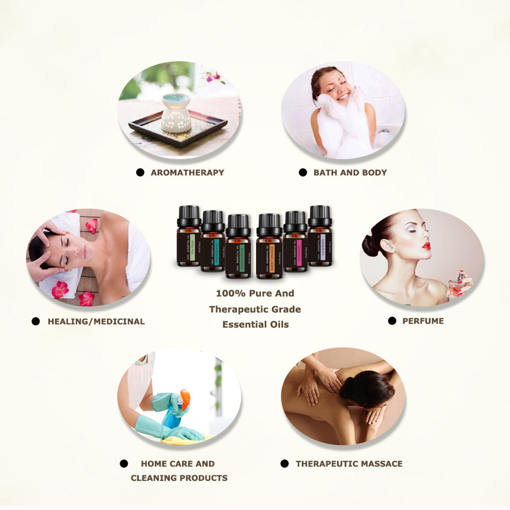 6Pcs Glass Essential Oil Bottl - огляд і ціна Perfume Travel Set