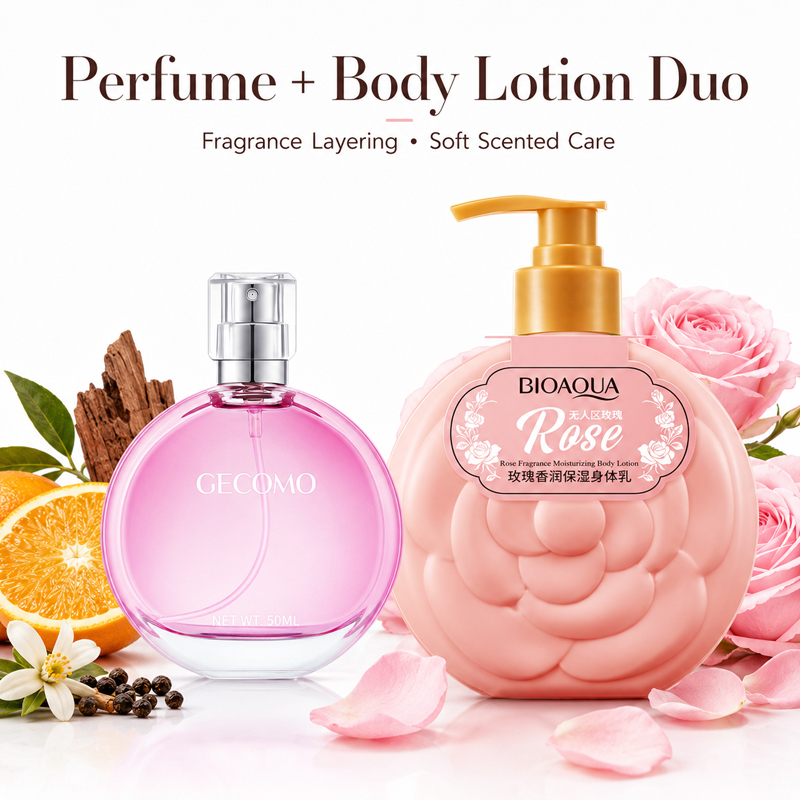 GECOMO Women's Perfume Set 50m - огляд і ціна Perfume Fragrance Lotion