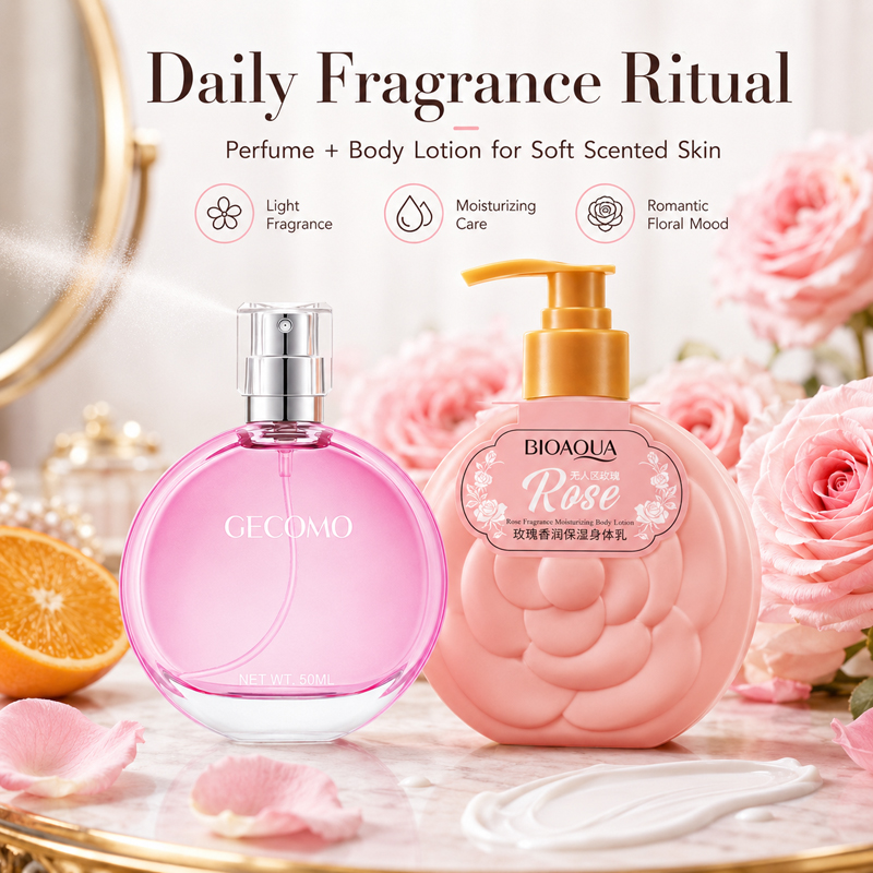 GECOMO Women's Perfume Set 50m - огляд і ціна Perfume Fragrance Lotion