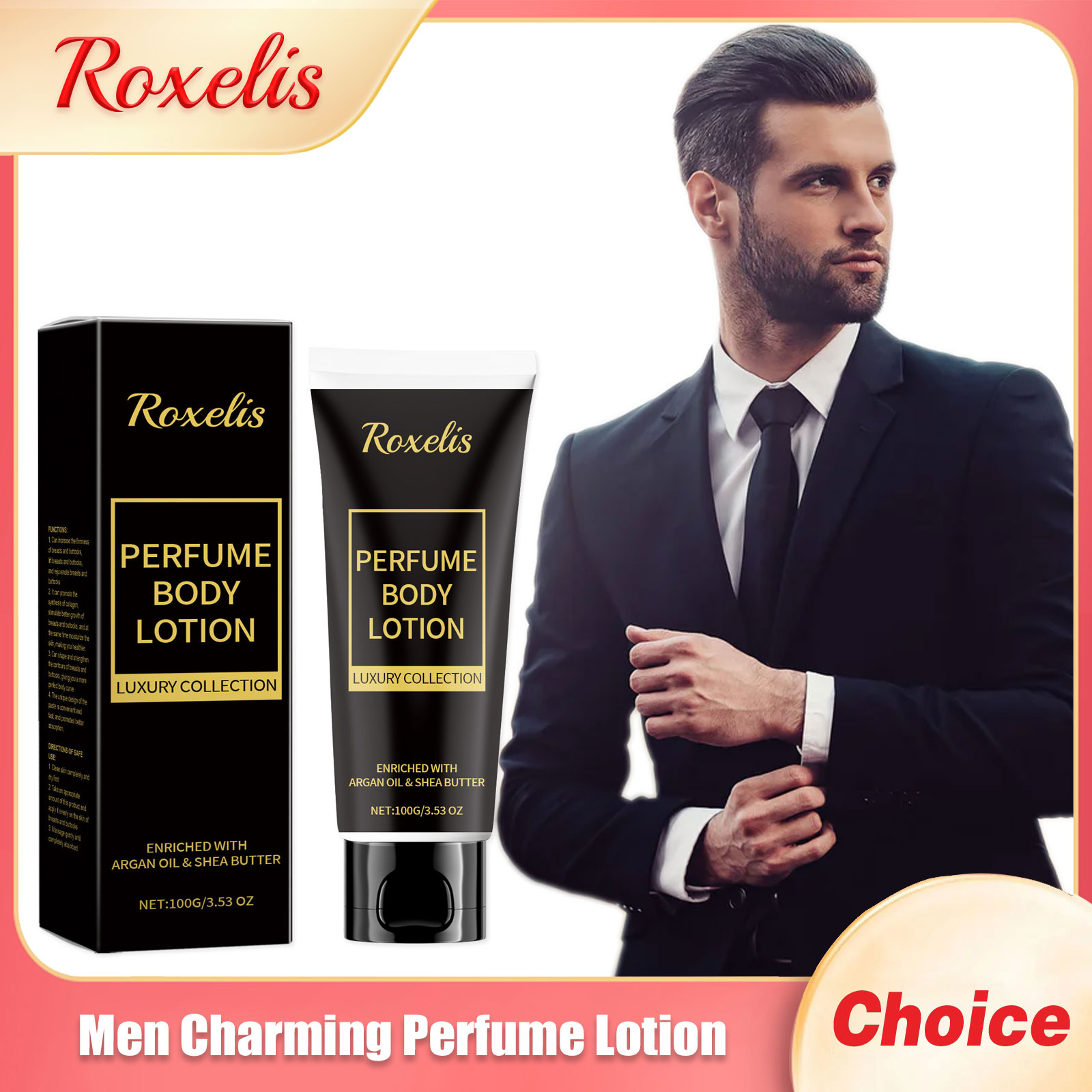 Men Charming Perfume Lotion Lo - огляд і ціна Perfume Fragrance Lotion